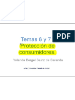 Temas 6 y 7 - Protección de Consumidores