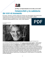 Improvisacion - Nota Pagina 12