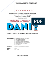 Informe - Proyecto Organización - Helados y Postres DANI