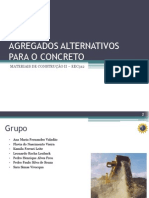 Agregados Alternativos para o Concreto