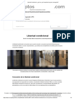 Libertad Condicional - ¿Qué Es y Qué Requisitos Hay para Conseguirla