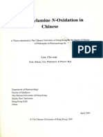 Trimethylamine 7V-Oxidation in Chinese: Lee, Chi-Wai