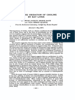 Cxvi. The Oxidation of Choline by Rat Liver: Prodigiosus