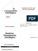 Relatório Planejamento Estratégico: Apresentar Ou Criar Logo Marca Da Organização