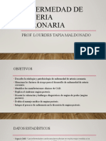 Enfermedad de Arteria Coronaria: Prof. Lourdes Tapia Maldonado