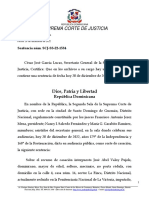 El Juez de Fondo. Es Que Que Pone en Estado Dinamico Las Pruebas.