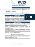 Introdução à Metodologia Científica Psicologia