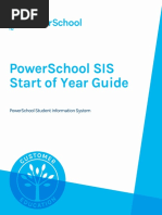 PowerSchool SIS Start of Year Guide