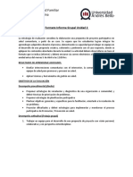 Diplomado en Salud Familiar Facultad de Medicina: Formato Informe Grupal Unidad 2