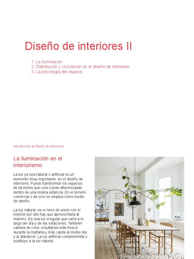 DISEÑO PRESENTACION 22 Diseño de Interiores II | PDF | Comportamiento ...