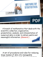 1-The Nature of Statistics