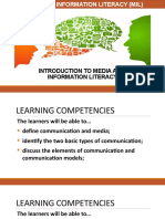 1.MIL 1. Introduction To MIL Part 1 Communication Media Information Technology Literacy and MIL - (1) (3)