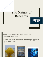 The Nature of Research