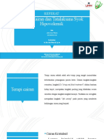 Terapi Cairan Dan Tatalaksana Syok Hipovolemik: Referat