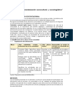 Caracterización Sociocultural y Sicolinguística