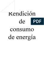 Rendición de Consumo de Energía