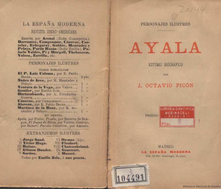 Adelardo Lopez de Ayala, Biografia PDF