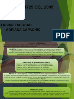 DECRETO 4725 DEL 2005: Fabián Escobar Adriana Capachio
