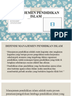 OPTIMASI MANAJEMEN PENDIDIKAN ISLAM