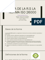 Guía de La R.S La NORMA ISO 26000: Responsabilidad Social