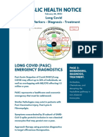 Public Health Notice - Long COVID
