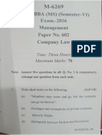 Company Law Papers