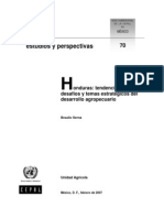 CEPAL - Honduras Tendencias Desafios y Temas Estrategicos Del Desarrollo Agropecuario