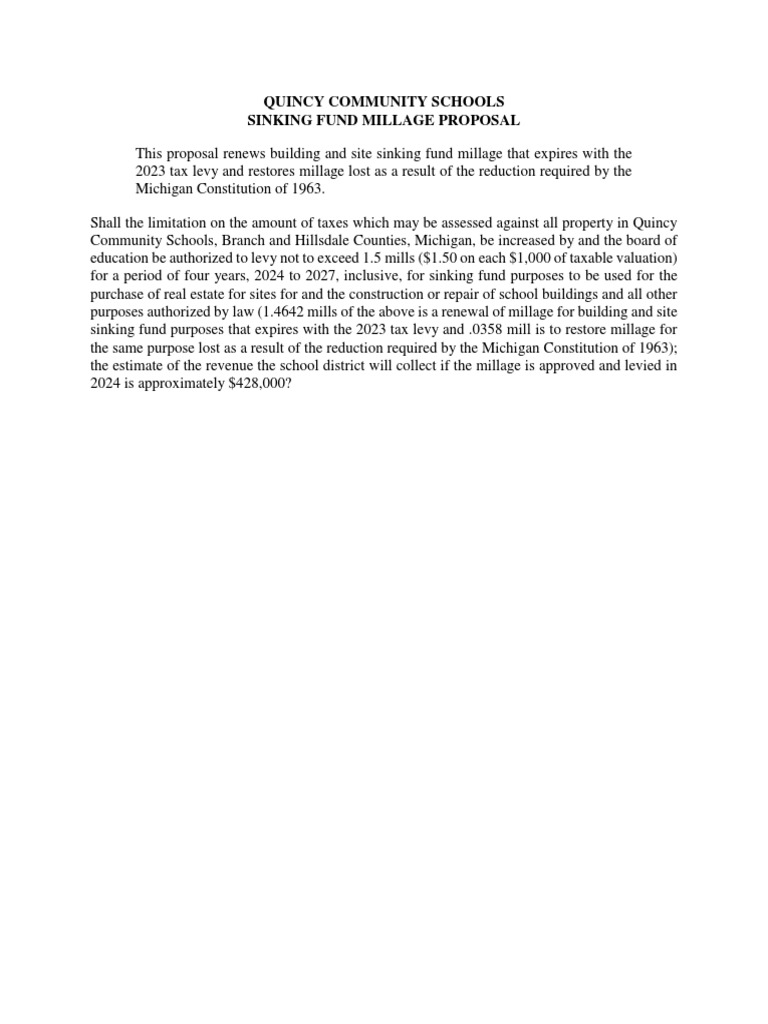 Branch County May Elections PDF