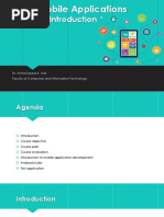 Mobile Applications Lecture 1 - Introduction