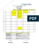 Grupo:2201: Horario de Aplicacion de Examenes 2do Parcial Plantel: Asientos