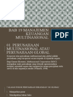 Bab 19 Manajemen Keuangan Multinasional