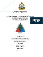 Cuaderno de Trabajo Ingles I BTP Y BCH