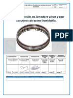 Cambio de Anillo en Llenadora Con Secciones de Acero Inoxidable