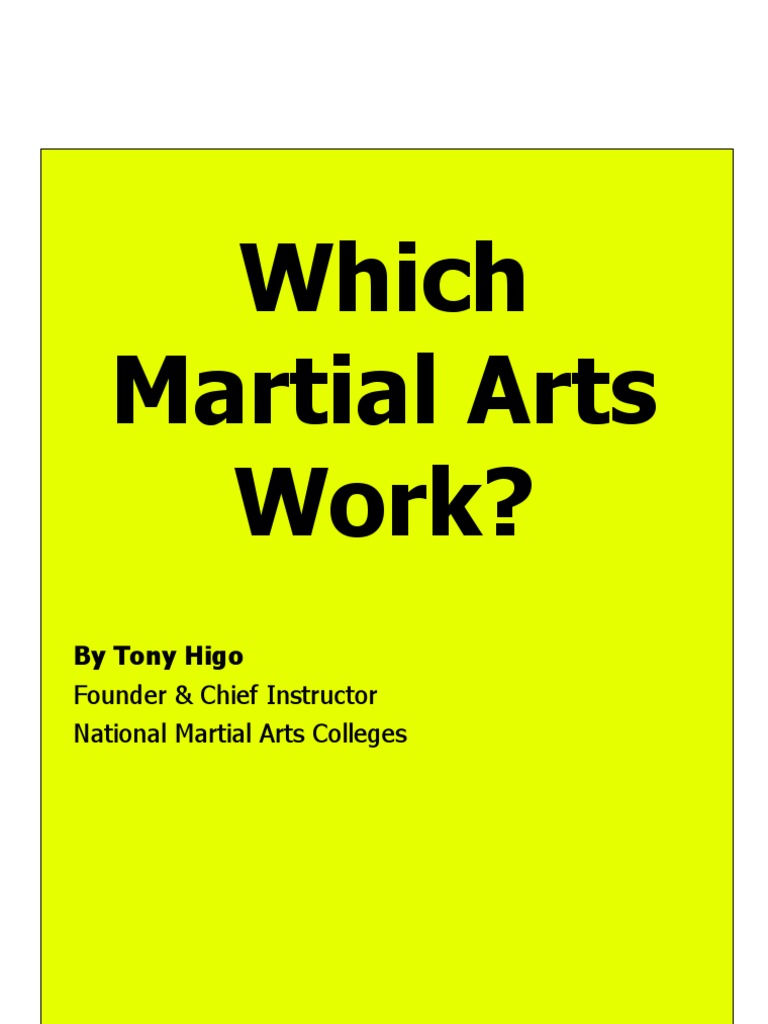Which Martial Arts Work PDF Mixed Martial Arts Jujutsu