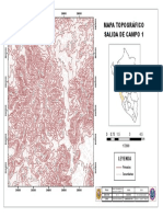 Mapa Topográfico Salida de Campo 1: Leyenda