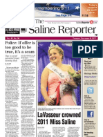 Saline Reporter Front Page