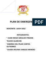 Plan de Emergencia: Docente