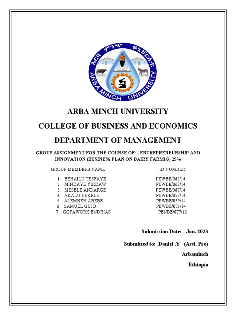 arba-minch-university-college-of-business-and-economics-department-of