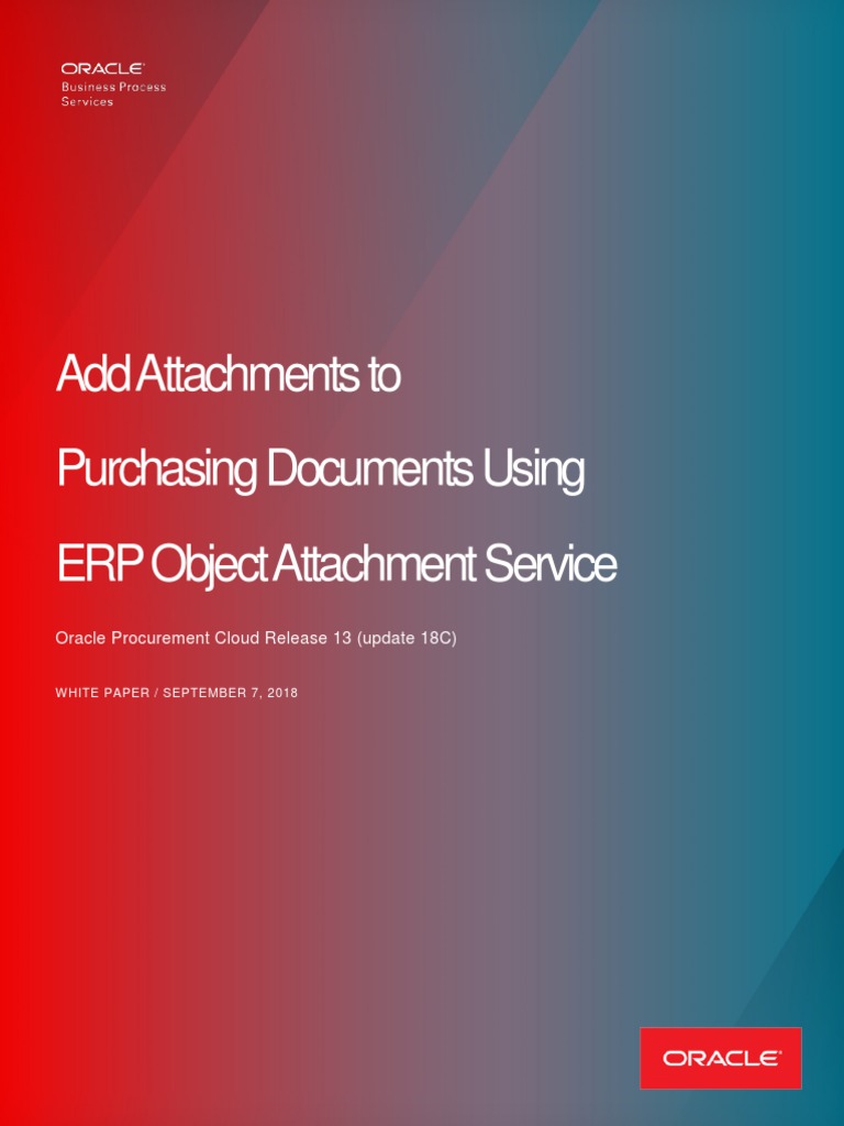 Add Attachments To Purchasing Documents Using ERP Object Attachment