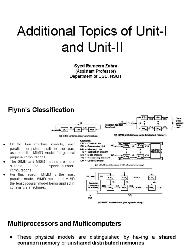 Overview of Parallel Computing Models | PDF