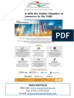 Stay Tuned With The Italian Chamber of Commerce in The UAE!: Ways Infotech Web Site: Tel: +971 4 239 2151 E-Mail