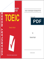 Toeic: Check Your English Vocabulary For