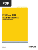 3176C and 3196 Marine Engines: Maintenance Intervals