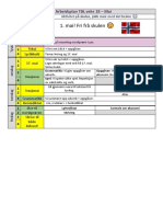 Arbeidsplan TBL Veke 18