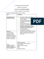 Plan de Clase Diario de Estudios Sept.