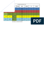 Fecha DIA Hora Cancha Sexo Grado VS Grado: Responsable: La Comosion de Deportes