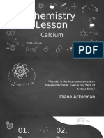 Chemistry Lesson: Calcium