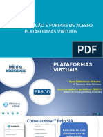 Bibliotgecas Virtuais Apresenta o e Formas de Acesso