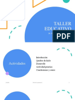 TALLER EDUCATIVO Comunicacion