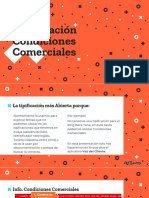 Información Condiciones Comerciales